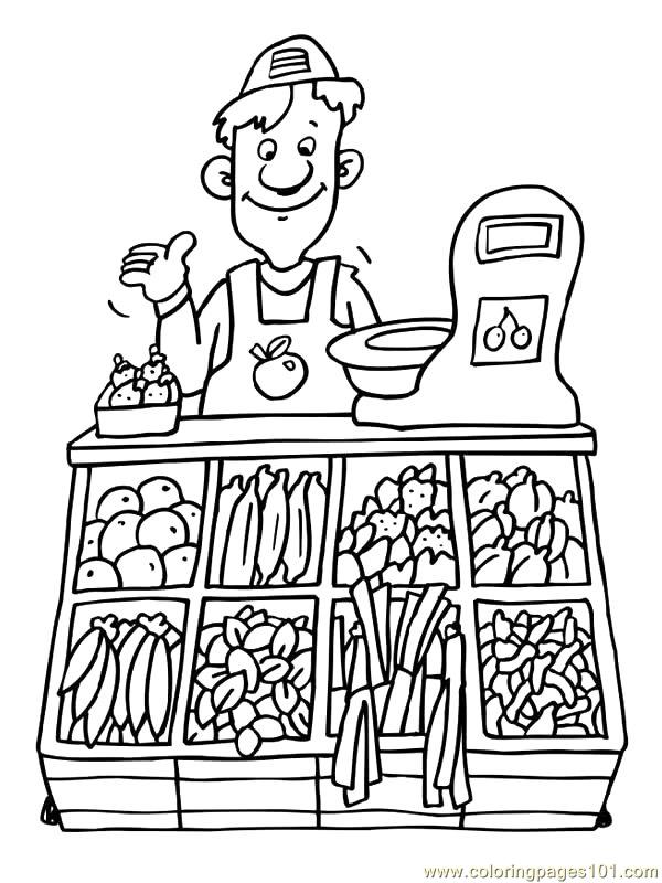 Beroep 60 Coloring Page 600x800 Beroep 60 Coloring Page