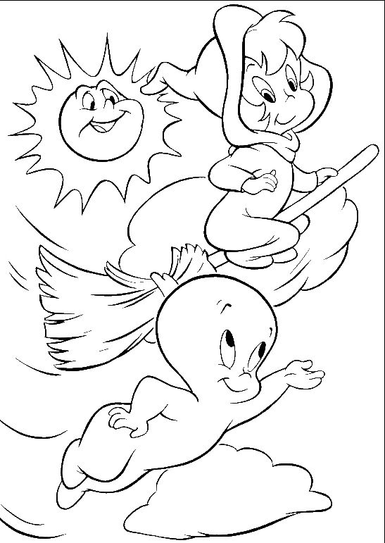 Casper Coloring Pages