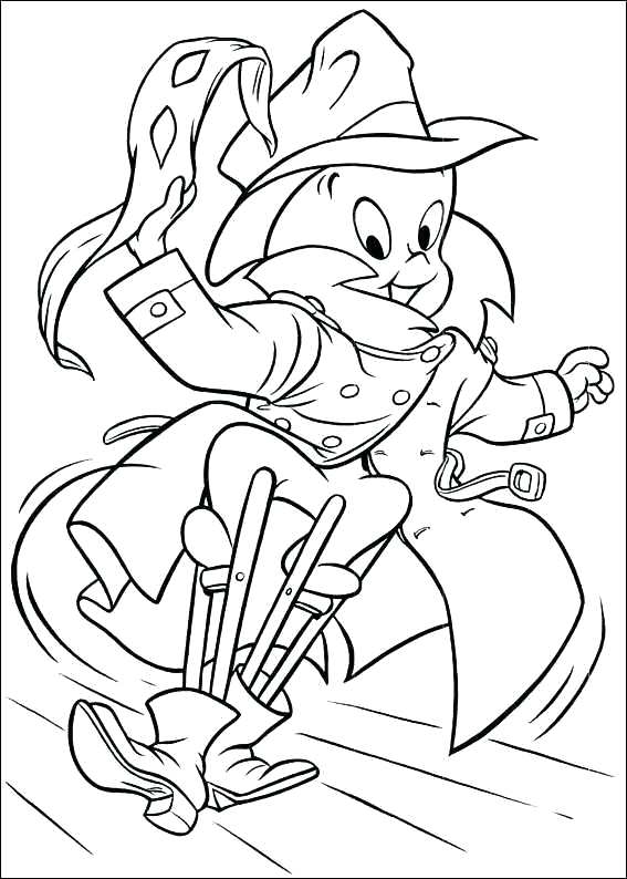 567x794 Casper Coloring Pages Is The Villain Caspers Scare School Coloring