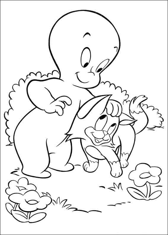 567x794 Kids N 24 Coloring Pages Of Casper The Friendly Ghost