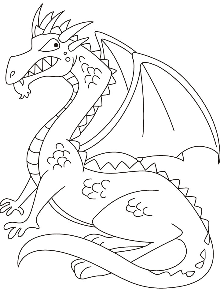 720x954 Dragon Coloring Pages 360coloringpages