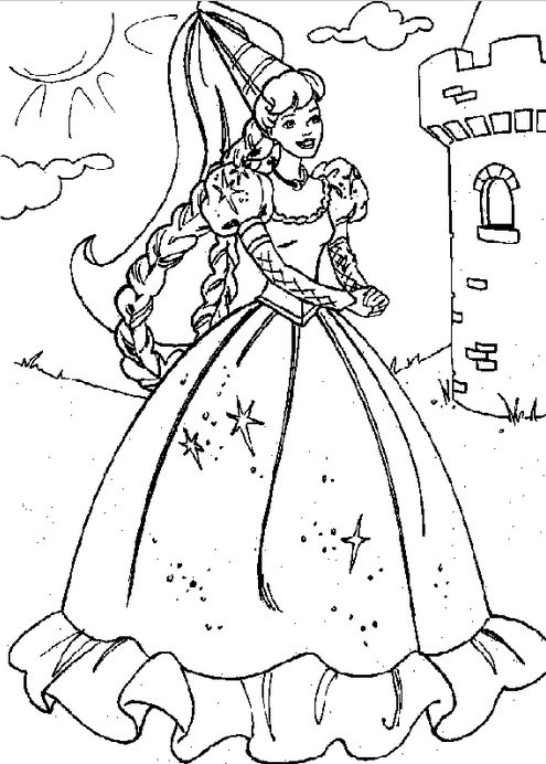 495x692 Princess Castle Coloring Page Amp Coloring Book
