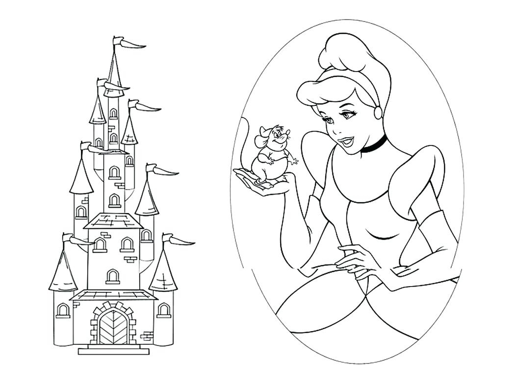 Castle Coloring Pages For Kids