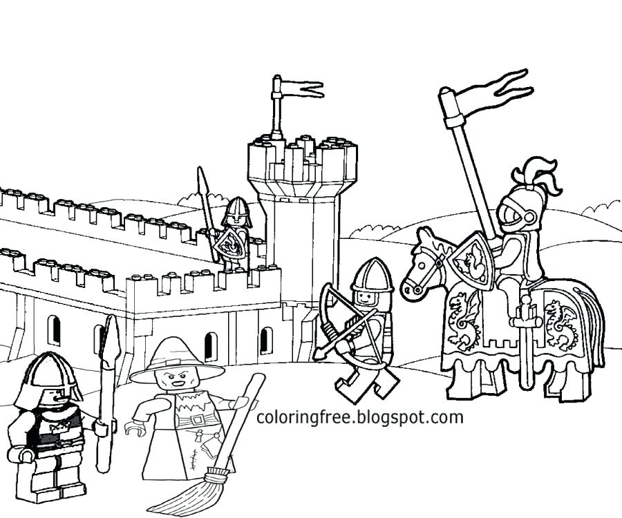 900x750 Coloring Castle Coloring Sheets