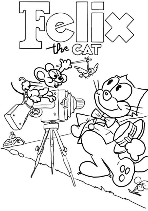 600x854 Felix The Cat 33 Cartoons Printable Coloring Pages Felix The Cat