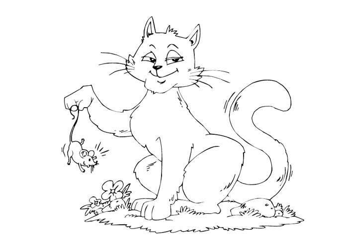 700x500 And Mouse Coloring Pages