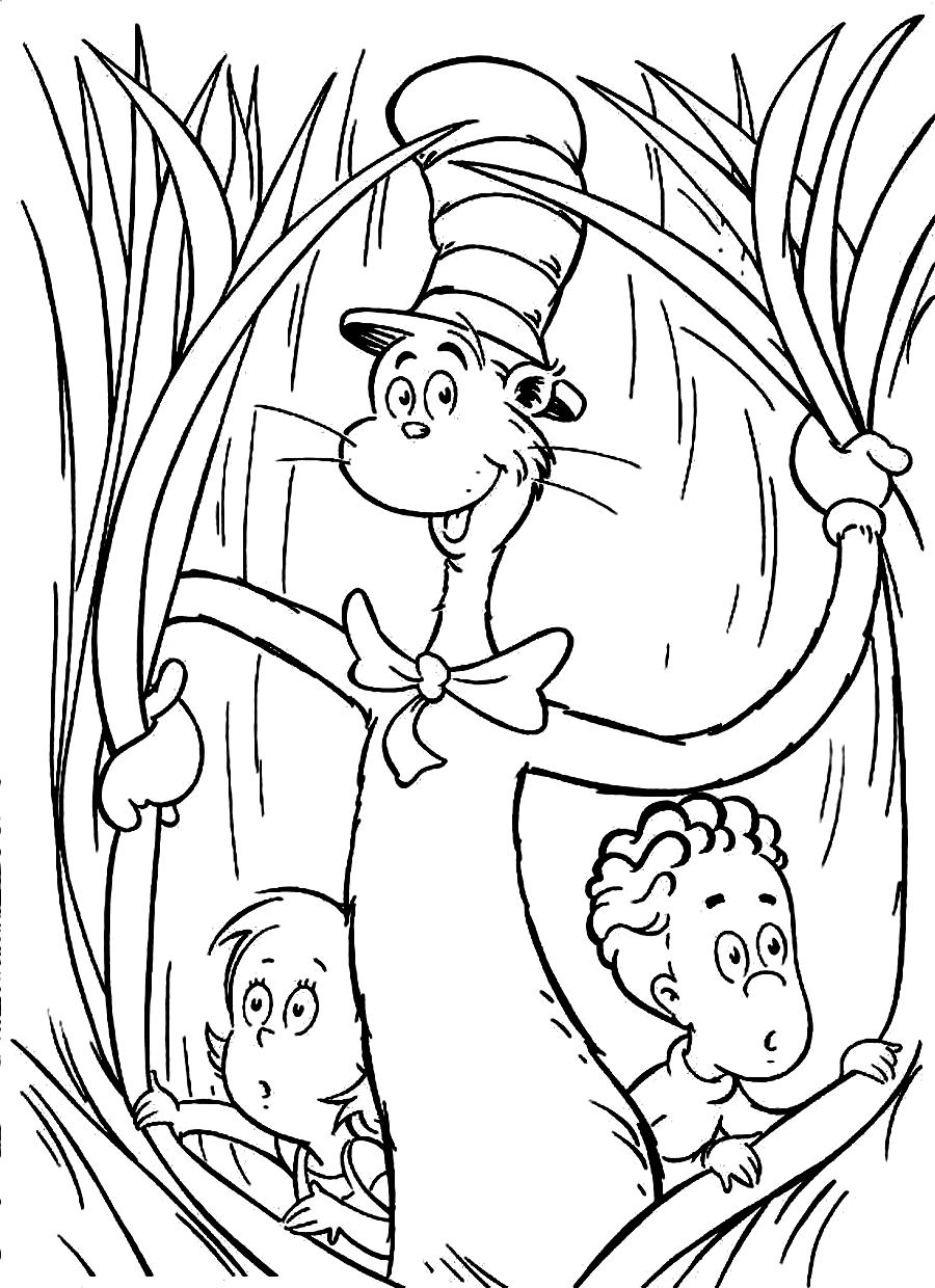 Soar Cat And The Hat Coloring Page Free Printable In Pages 900x1240 Soar Cat And The Hat Coloring Page Free Printable In Pages