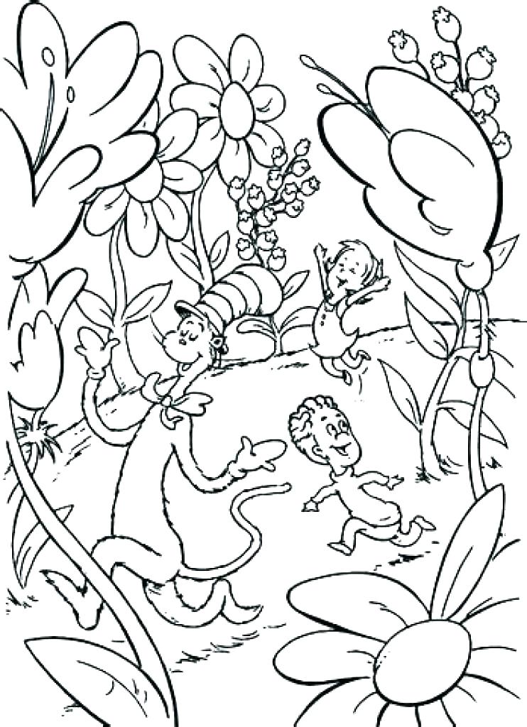 The Cat In The Hat Coloring Pages Printable The Hat Color Pages 742x1024 The Cat In The Hat Coloring Pages Printable The Hat Color Pages