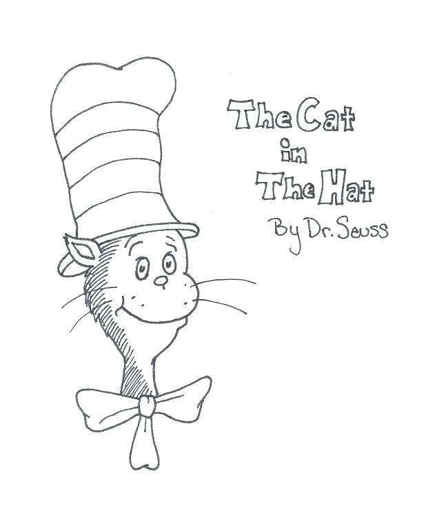 Cat And The Hat Coloring Pages Free at GetColorings.com | Free ...