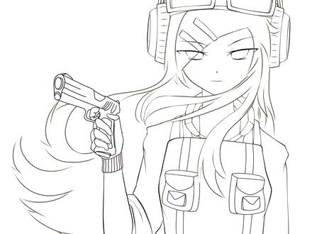 440x330 Anime Girl Coloring Pages Anime Coloring Pages Anime Coloring