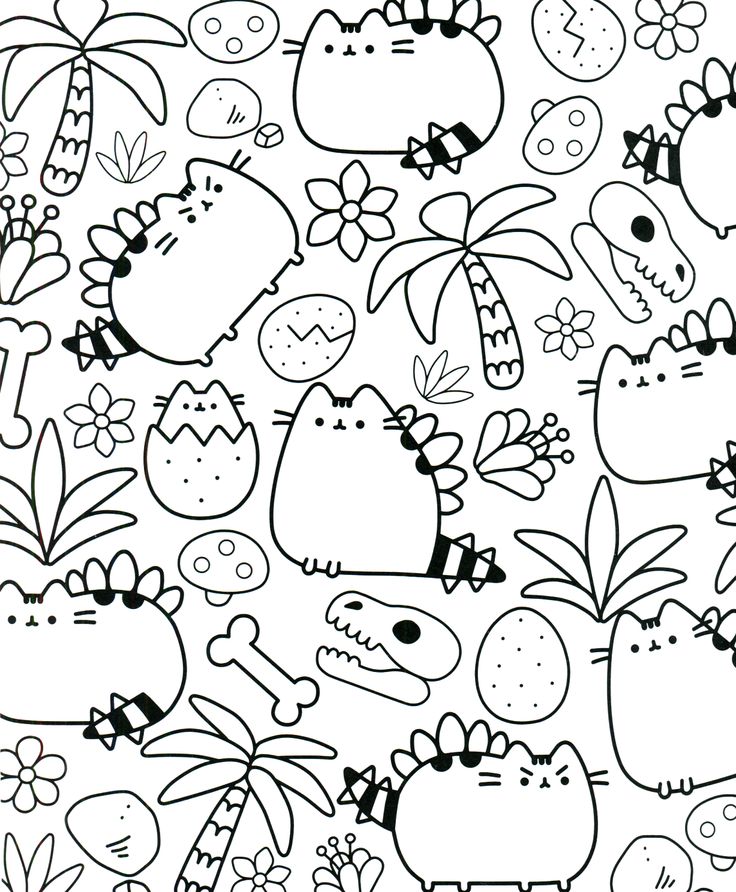 736x892 Pusheen Coloring Pages