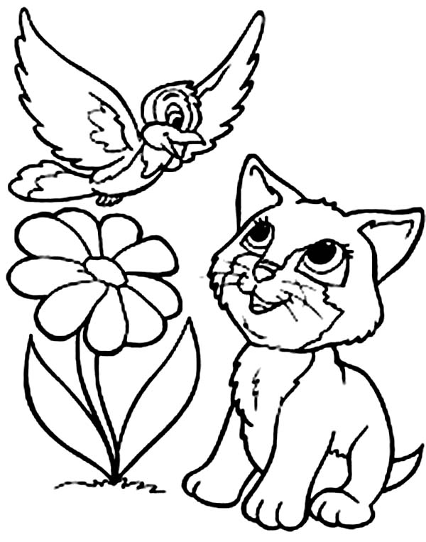 600x763 Marvelous Idea Kitty Cat Coloring Pages 99 About Remodel Books