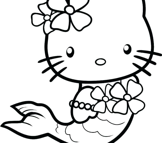 678x600 Cute Cat Coloring Pages Free Printable Coloring Pages Hello Kitty