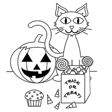 Top 25 Free Printable Halloween Cat Coloring Pages Online 230x230 Top 25 Free Printable Halloween Cat Coloring Pages Online