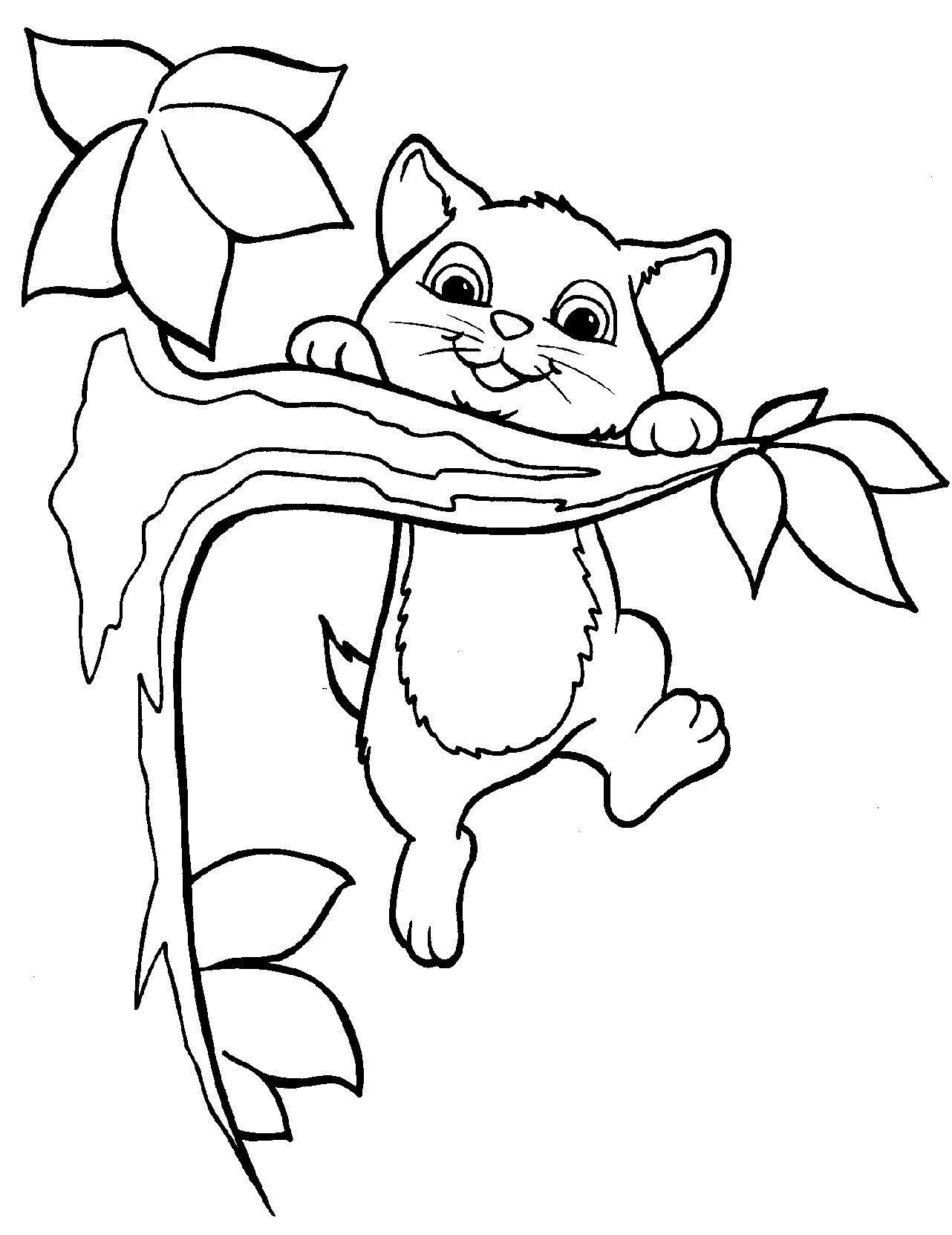 1282x1662 Kitten Coloring Pages Printable Cute Cat Printables Arilitv Com