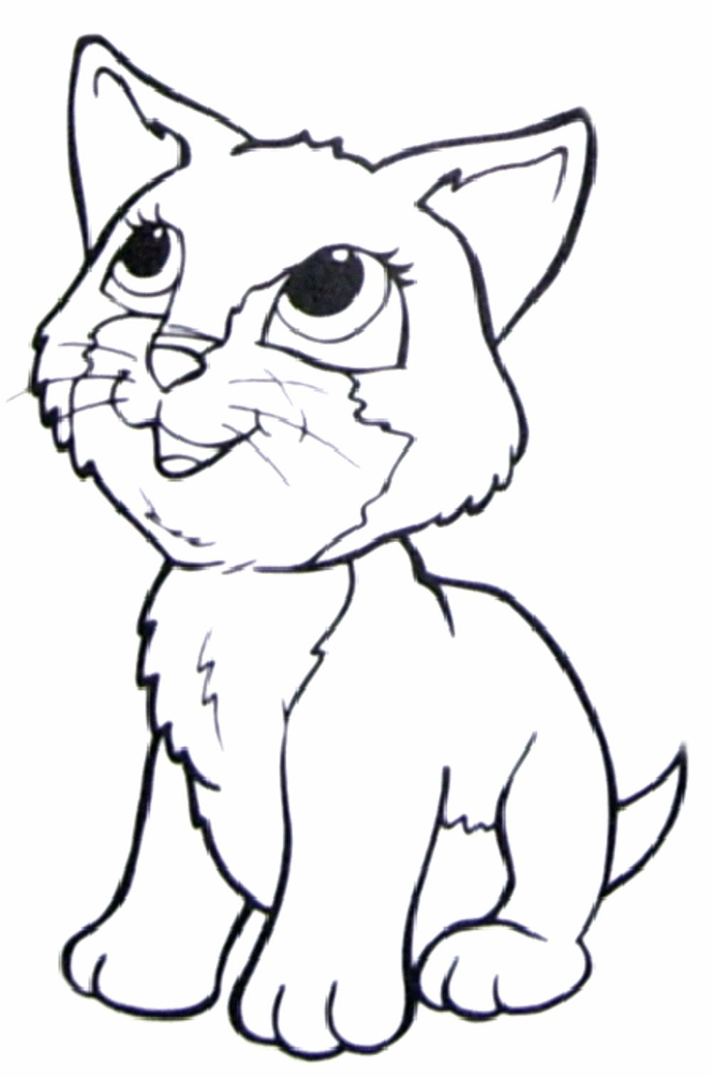 1000x1516 Terrific Cat Coloring Pages Print Download The Benefit Of 2850