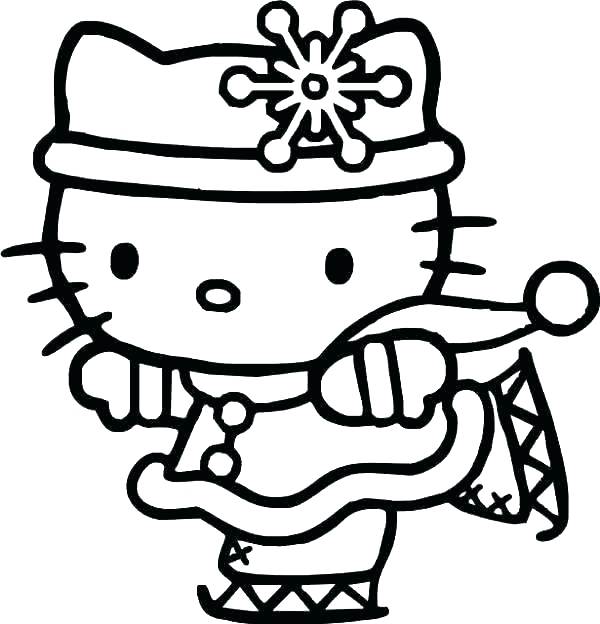 600x624 Color Pages Of Hello Kitty Coloring Pages Kitty Coloring Pages