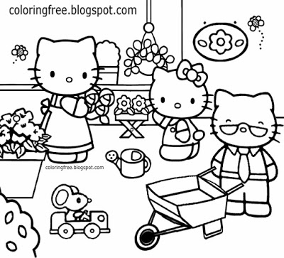 Cat Family Coloring Pages at GetColorings.com | Free printable ...