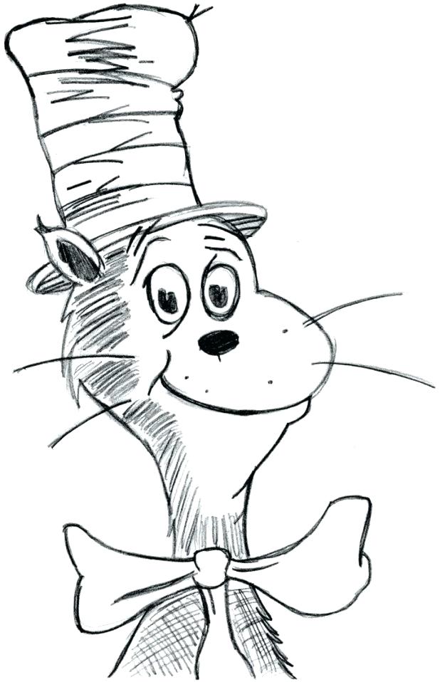 618x958 Unbelievable Cat Hat Printable Coloring Pages With In The And 24