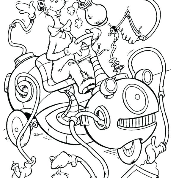 592x600 Cat In The Hat Coloring Pages Coloring Pages Cat Hat Coloring Page