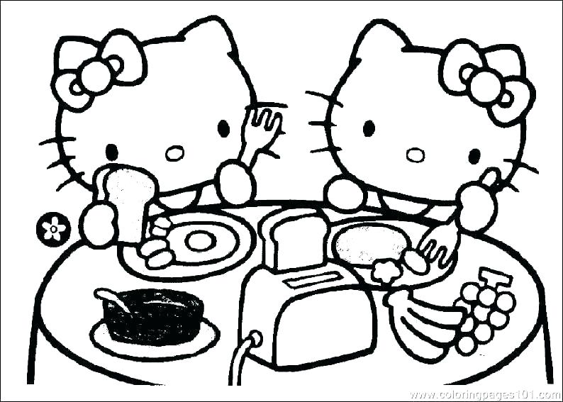 794x567 Cat Coloring Pages Free Hello Kitty Printable Coloring Pages Free