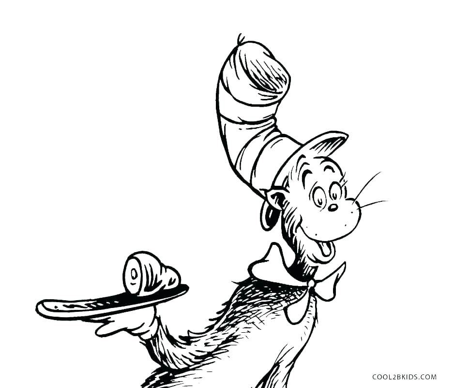 938x800 The Cat In The Hat Coloring Page Cat In The Hat Coloring Pages As