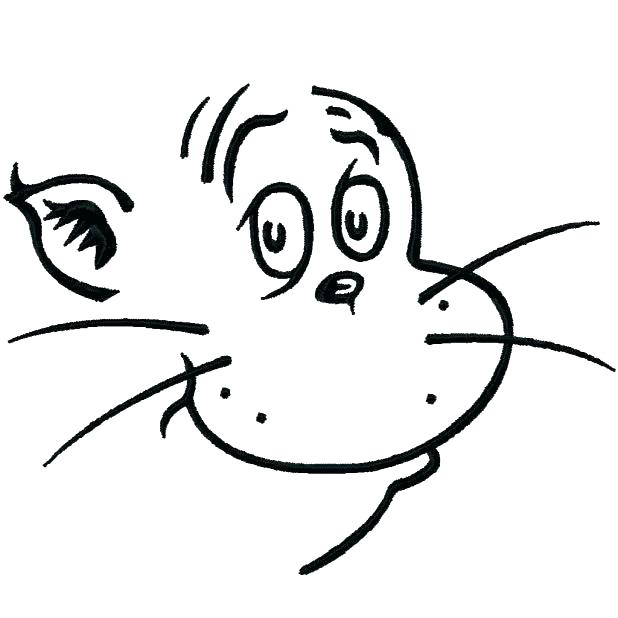 618x618 Cat In The Hat Hat Printable Cat And The Hat Coloring Pages Cat