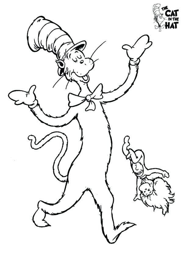 600x840 Cat In The Hat Hat Printable Cat In The Hat Coloring Page The Cat