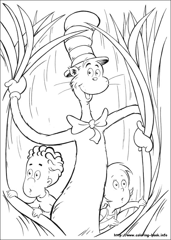 567x794 The Cat In The Hat Coloring Pages On Coloring