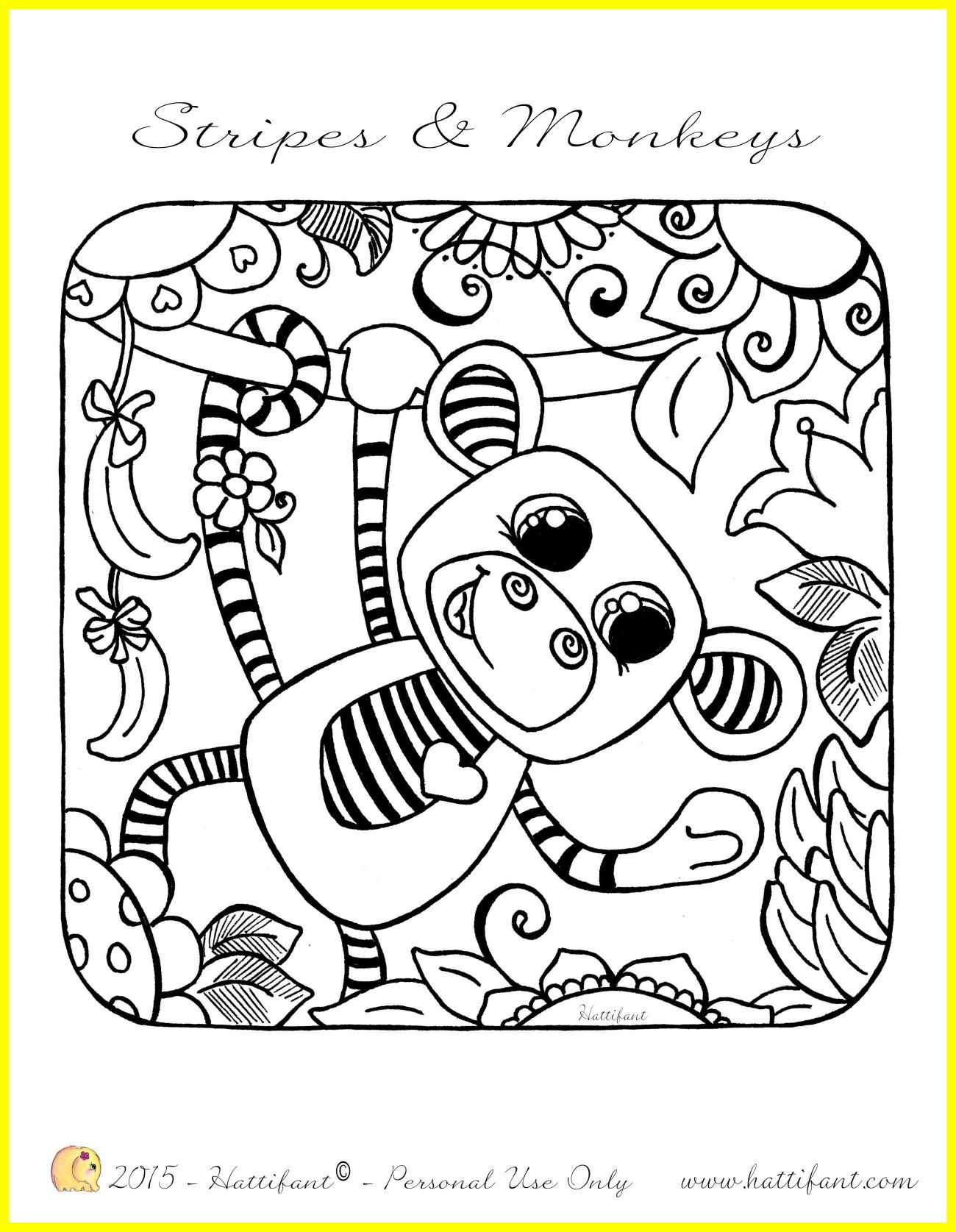 1300x1675 Amazing Stripy Cuties To Color Hattifant Image Of Cat Mandala