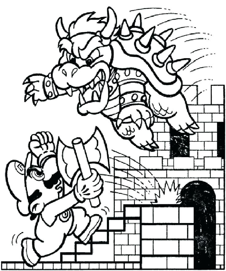 Super Mario Galaxy Coloring Pages Fuhrer Von 736x881 Super Mario Galaxy Coloring Pages Fuhrer Von