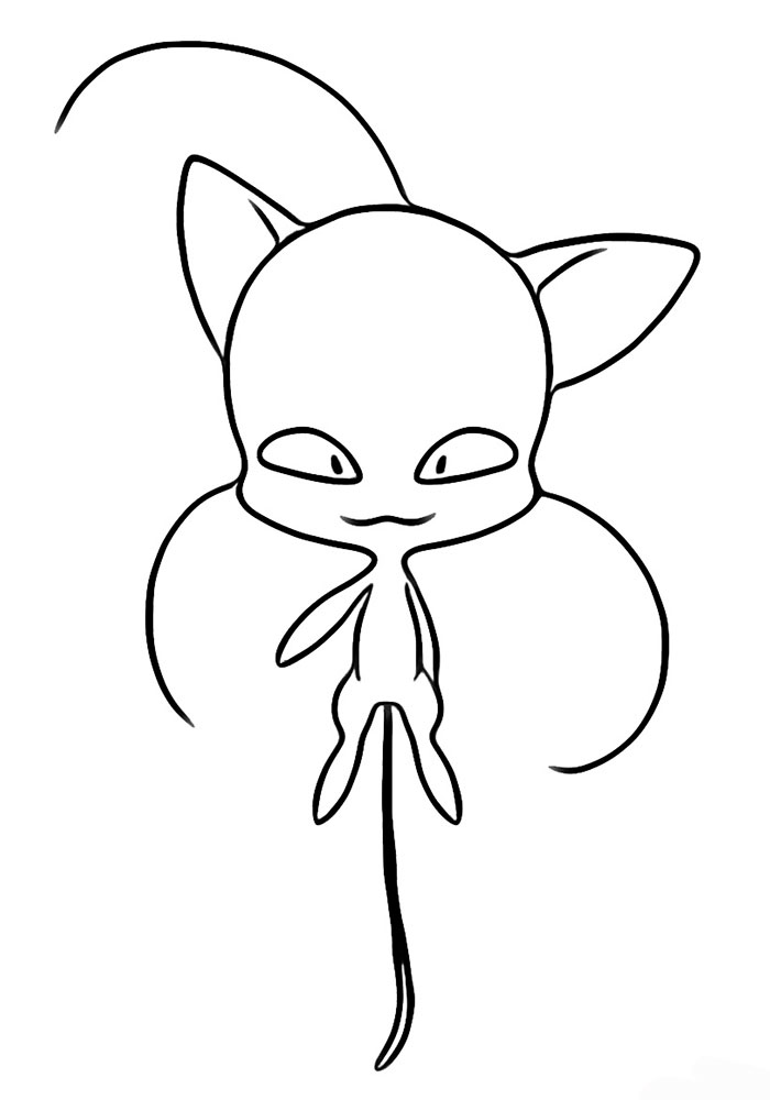 700x1000 Ladybug And Cat Noir Coloring Pages
