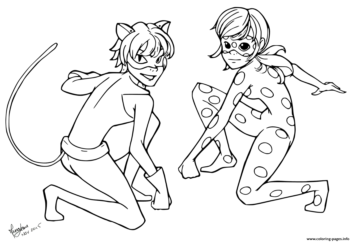 1494x1024 Print Miraculous Tales Of Ladybug Cat Noir Kids Coloring Pages