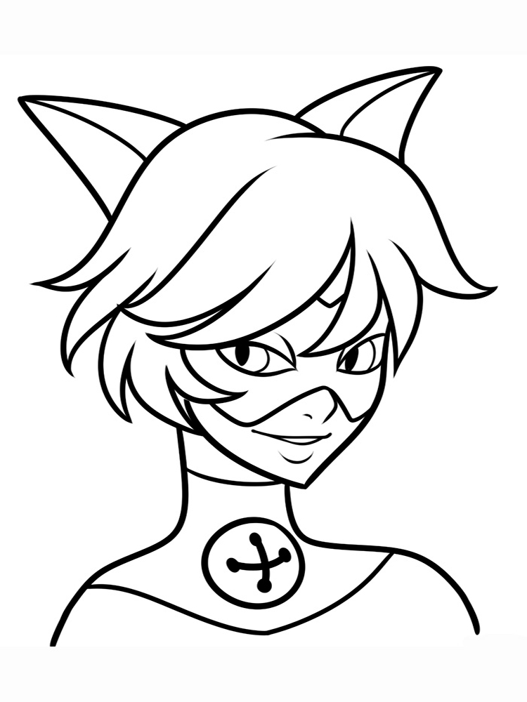 750x1000 Miraculous Tales Of Ladybug And Cat Noir Coloring Pages 8