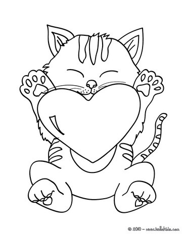 364x470 Cat Valentine Coloring Pages