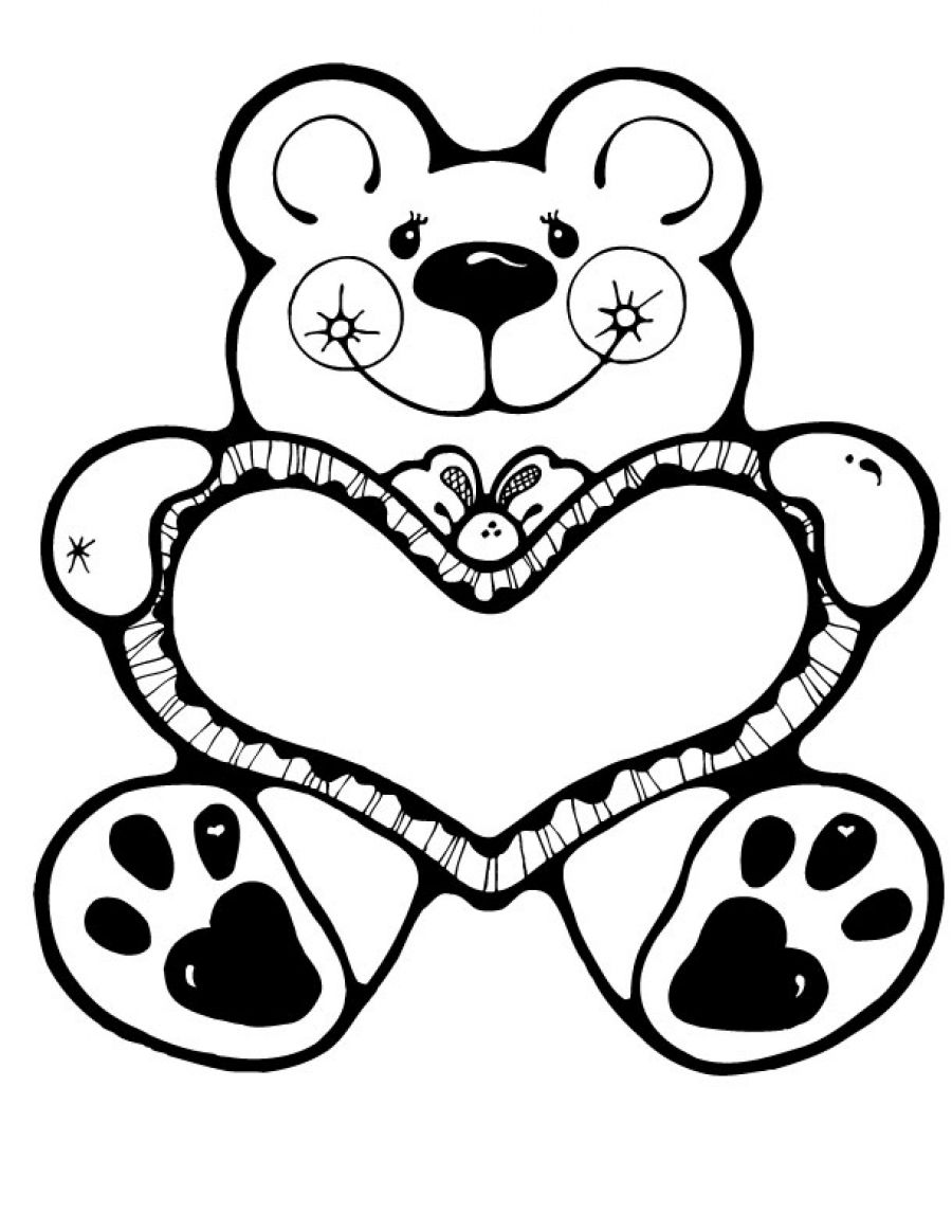 900x1164 Cute Valentines Day Coloring Pages