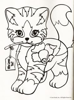 236x321 Lisa Frank Coloring Page Cats Lisa Frank, Free