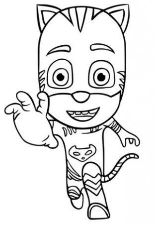 314x452 Pj Masks Catboy Love Owlette Coloring Page