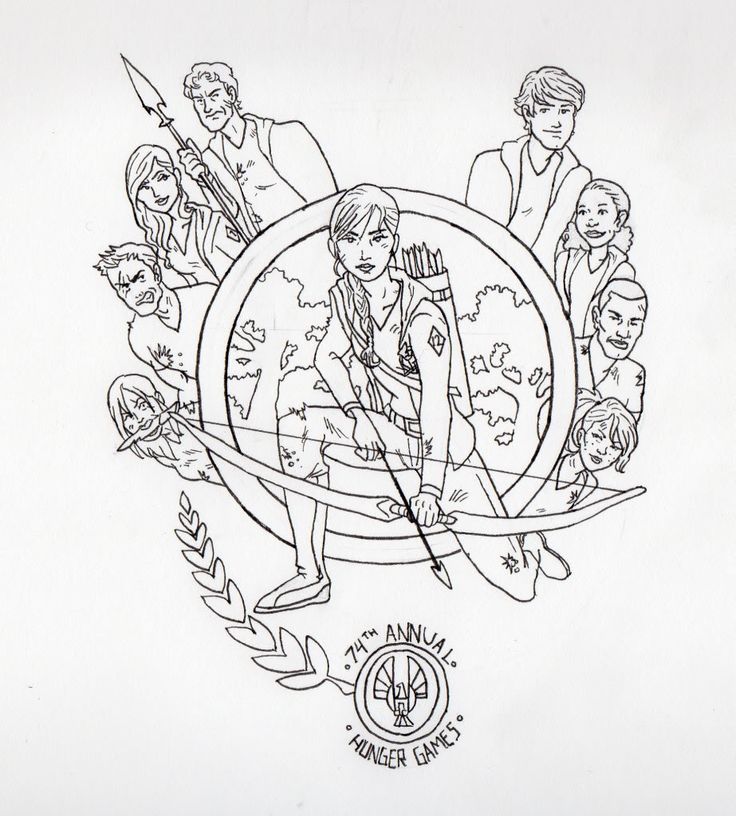 17 Best Hunger Games Color Pictures And Printables Images 736x816 17 Best Hunger Games Color Pictures And Printables Images