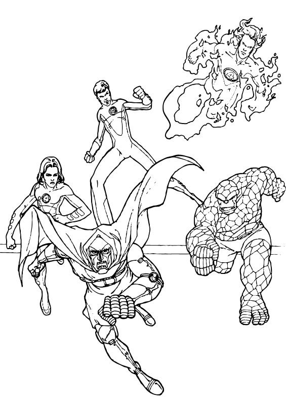 Doctor Doom Coloring Pages 565x792 Doctor Doom Coloring Pages