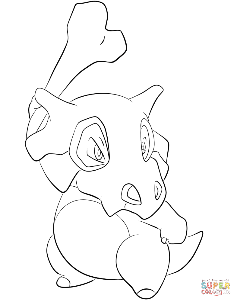 786x1000 Coloring Sheets Pokemon Marowak