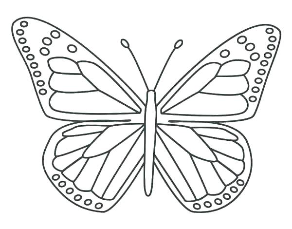 Butterfly Color Page Monarch Butterfly Coloring Pages Monarch 600x470 Butterfly Color Page Monarch Butterfly Coloring Pages Monarch