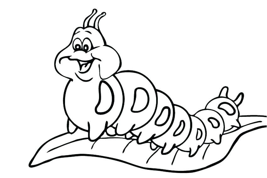 Caterpillar Coloring Page 12 850x567 Caterpillar Coloring Page 12