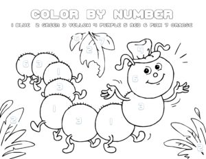 Caterpillar Coloring Pages 300x232 Caterpillar Coloring Pages