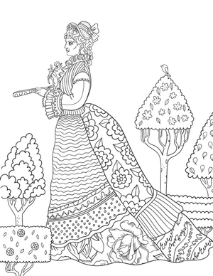 300x388 New Adult Coloring Pages Cathedral, Russian Dolls, Victorian