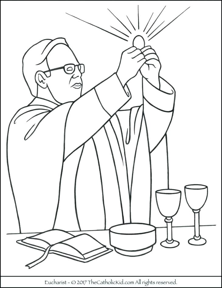 Catholic Mass Coloring Pages 730x945 Catholic Mass Coloring Pages