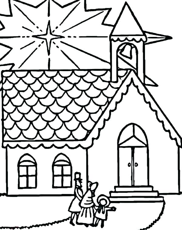 Church Coloring Pages Church Coloring Pages To Print Church Family 600x760 Church Coloring Pages Church Coloring Pages To Print Church Family