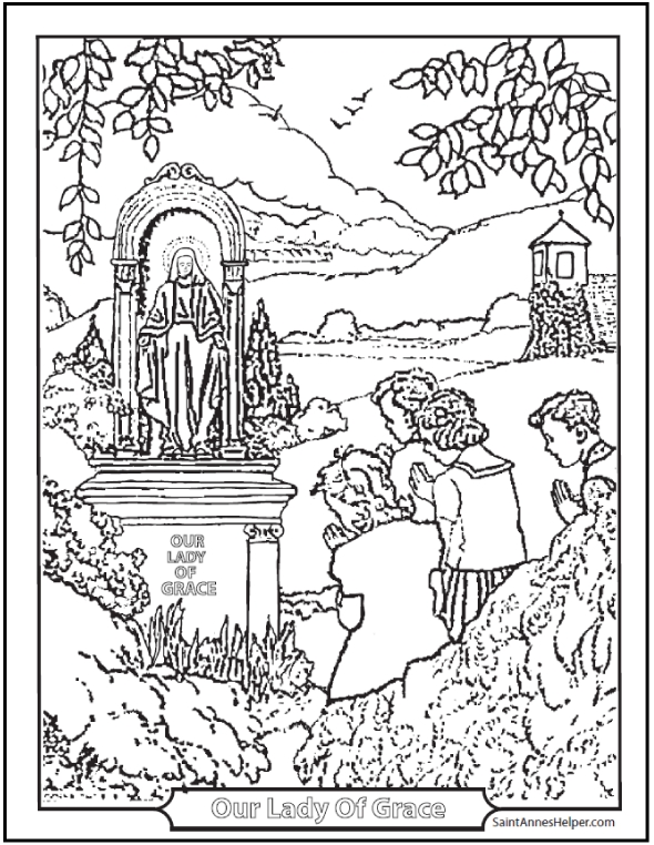 Catholic Coloring Sheets Free 590x762 Catholic Coloring Sheets Free