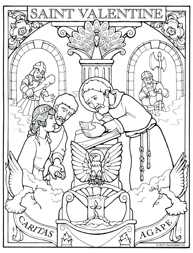 Catholic Saints Coloring Pages at GetColorings.com | Free printable ...