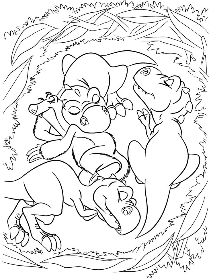 10 Best Coloring Pages (The Land Before Time) Images 736x966 10 Best Coloring Pages (The Land Before Time) Images